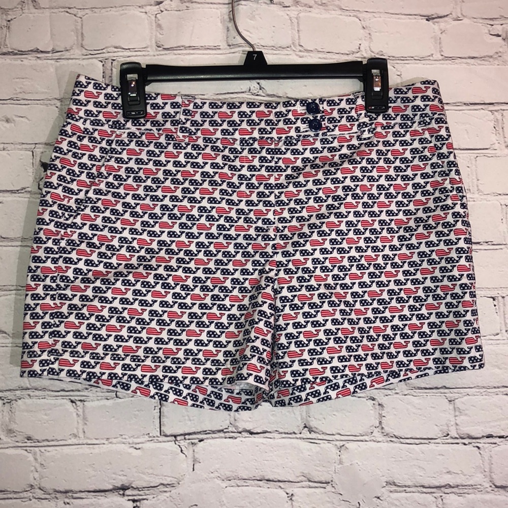 NEW! Vineyard Vines Whale Flag Shorts Size 6 - Picture 2 of 7